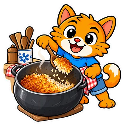 el concón — the crispy rice at the bottom