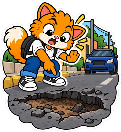 el hoyo — the pothole