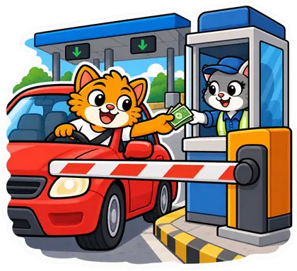 el peaje — the toll booth
