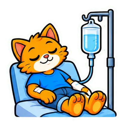 el suero — the IV drip