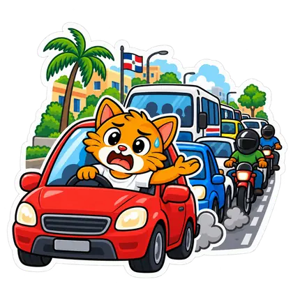 el tapón — the traffic jam