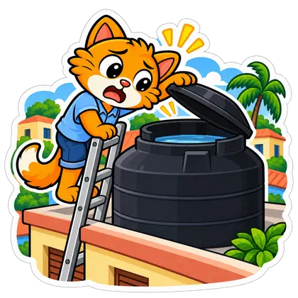 el tinaco — the water tank