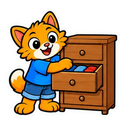 el gavetero — a chest of drawers