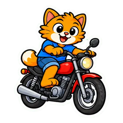 el motor — a motorbike